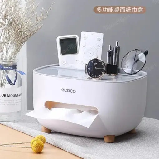 ECOCO Multifunctional Large Tissue Box & Storage Holder