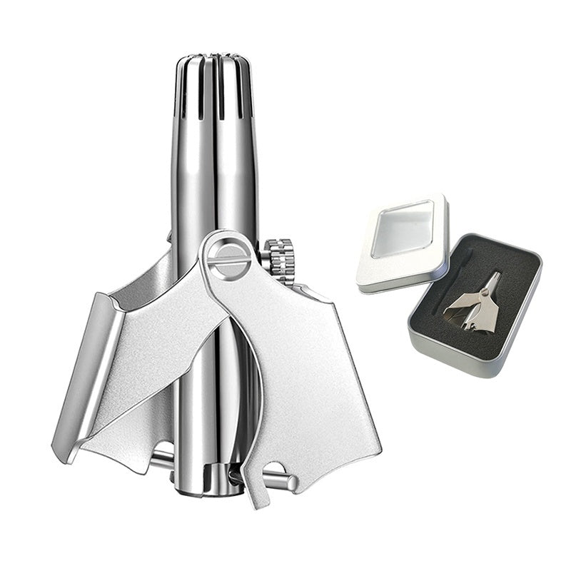 Premium Stainless Steel Manual Nose Hair Trimmer