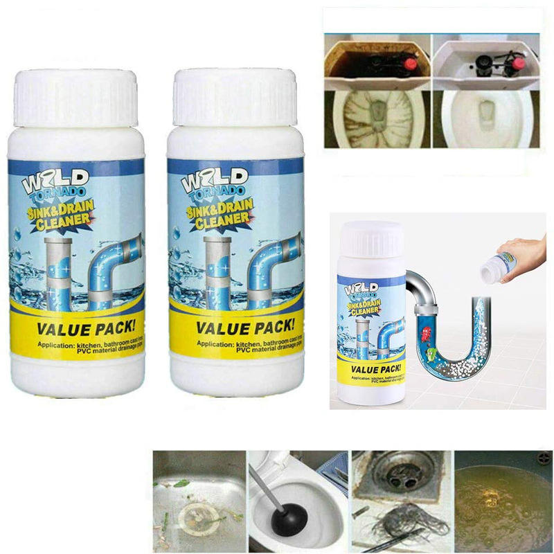 Wild Tornado Powerful Drain Cleaner Powder