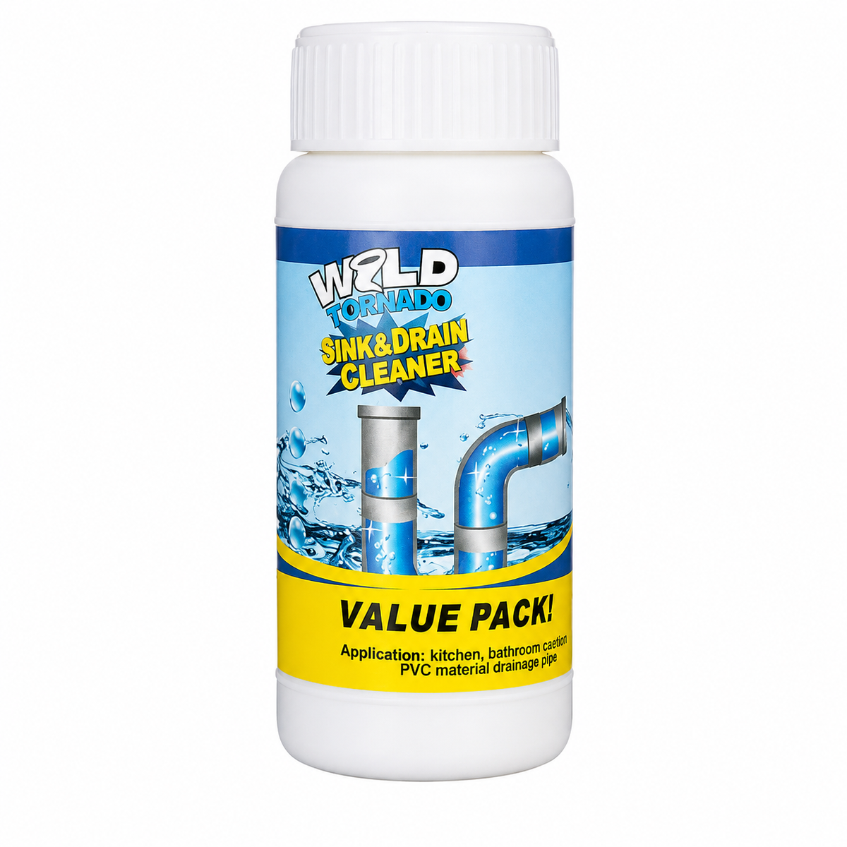 Wild Tornado Powerful Drain Cleaner Powder