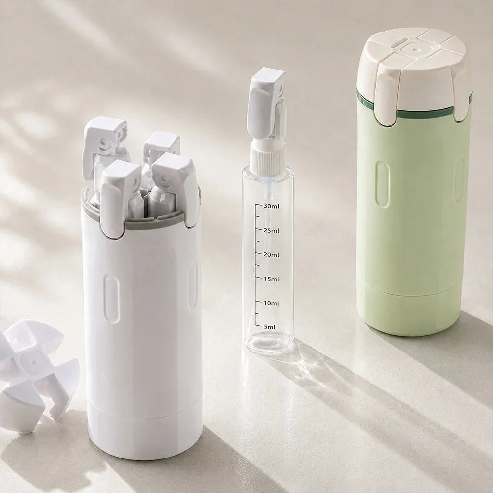 4-in-1 Travel Dispenser Bottle Set