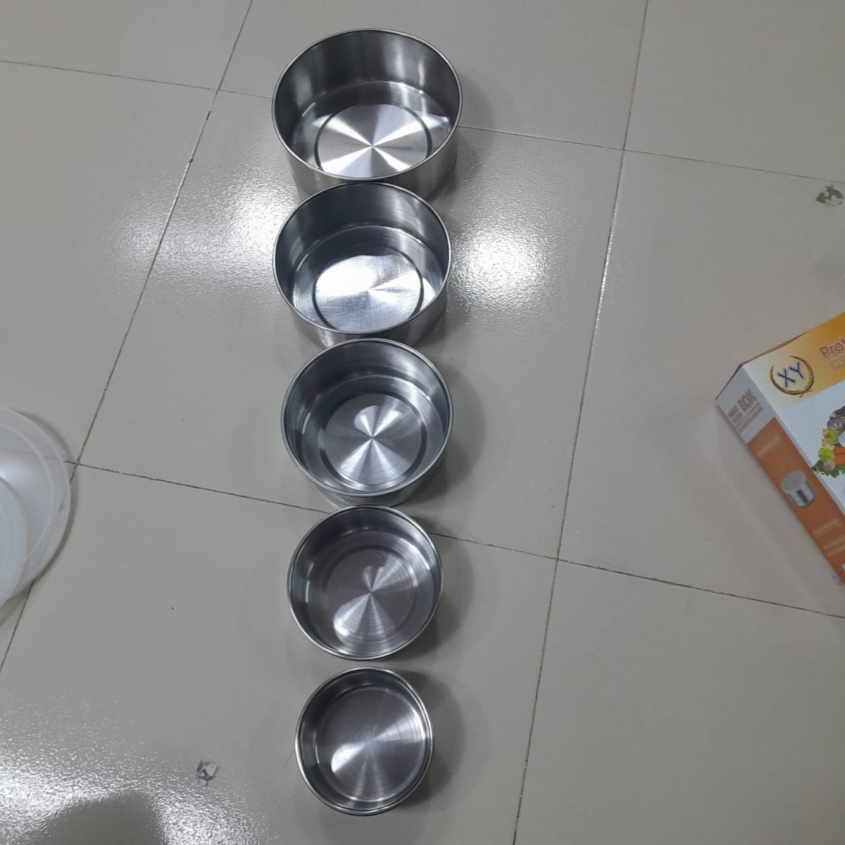 Stainless Steel Protect Fresh Box - 5 Pcs