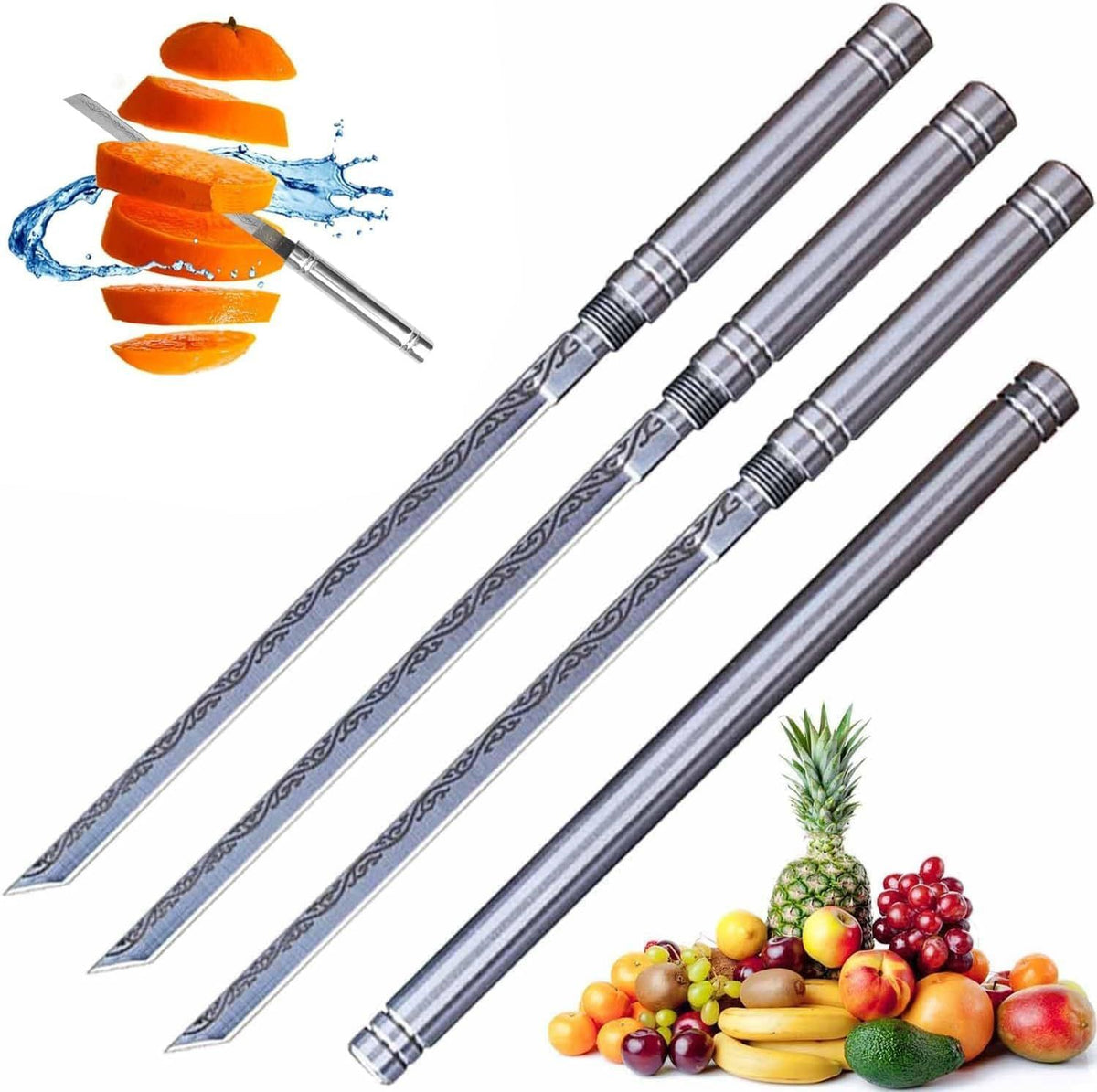 Multipurpose Outdoor Portable Fruit Knife with Sheath