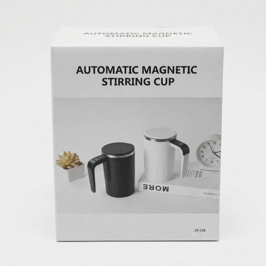 Automatic Magnetic Stirring Cup – Self-Mixing Stainless Steel Coffee Mug with One-Touch Button