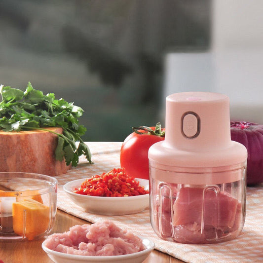 250ml Rechargeable Mini Food Chopper – Wireless Vegetable & Meat Cutter