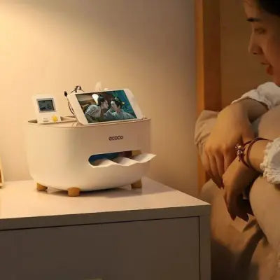 ECOCO Multifunctional Large Tissue Box & Storage Holder