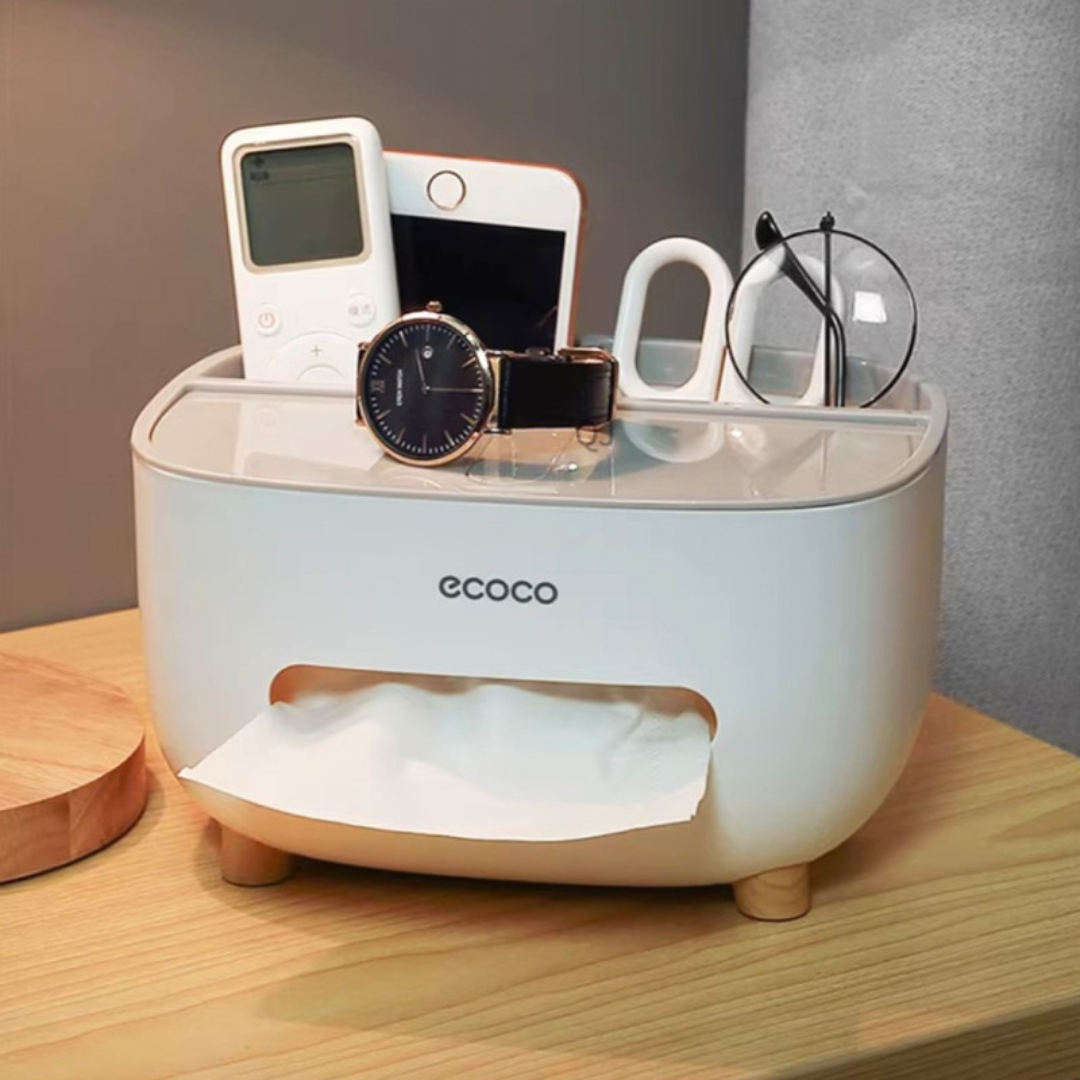 ECOCO Multifunctional Large Tissue Box & Storage Holder