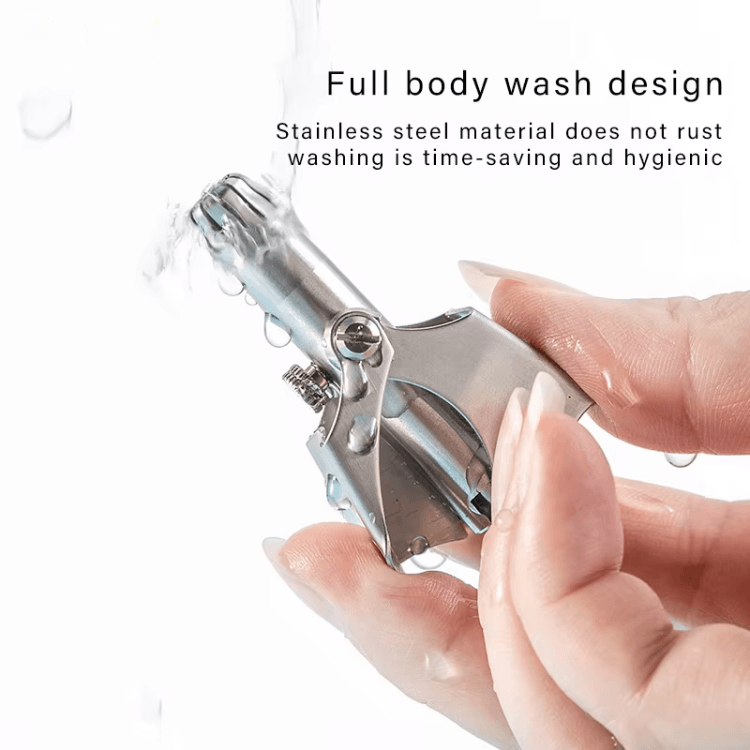 Premium Stainless Steel Manual Nose Hair Trimmer