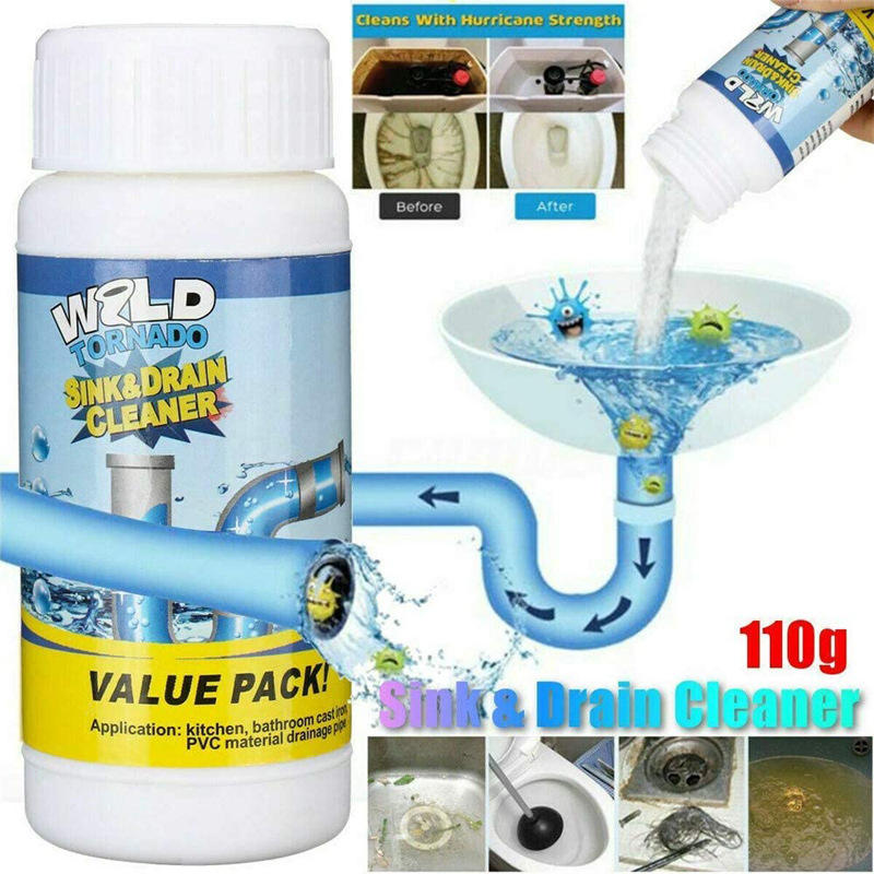 Wild Tornado Powerful Drain Cleaner Powder