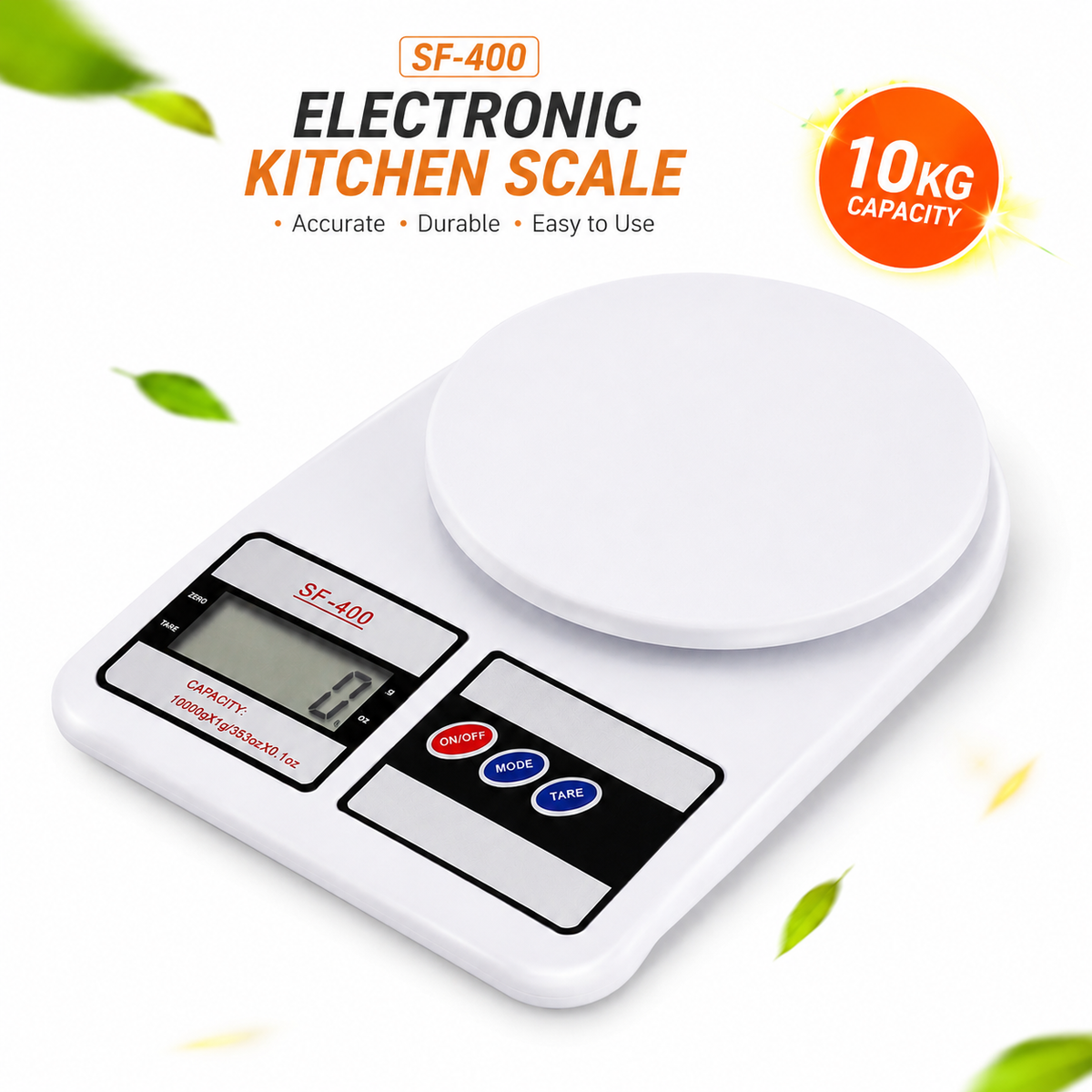 Digital Kitchen Scale 500g to 10Kg