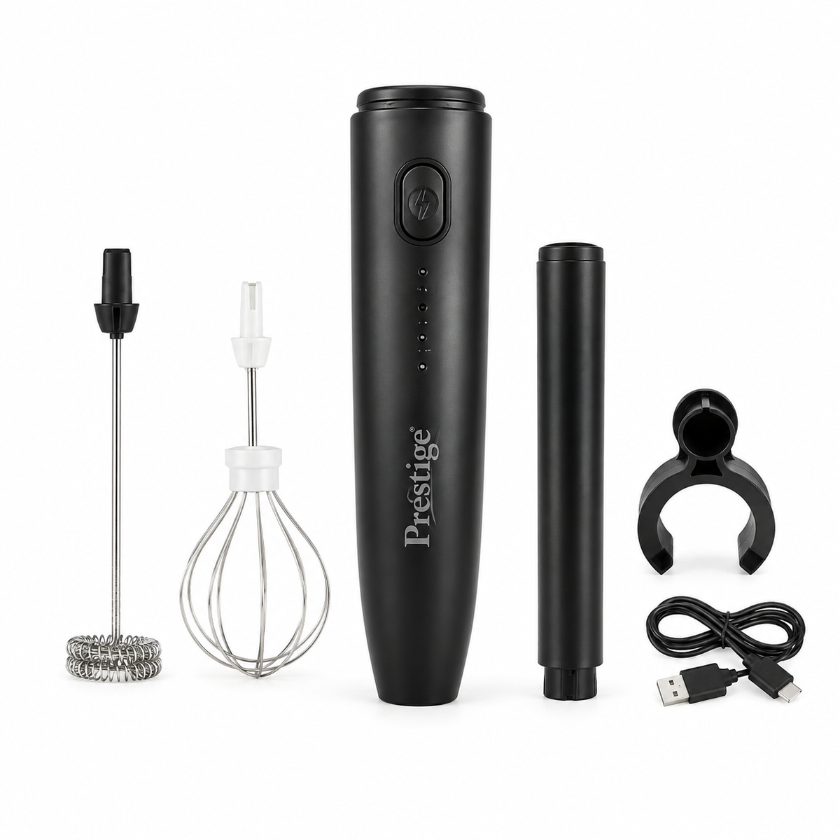 Prestige Mukt 2-in-1 Rechargeable Coffee Foamer & Milk Frother